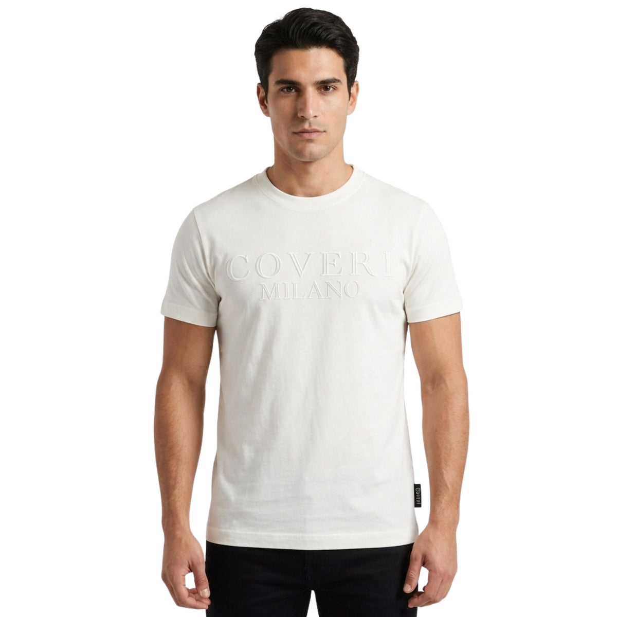 Enrico Coveri Mens 60 T-Shirt In Off White