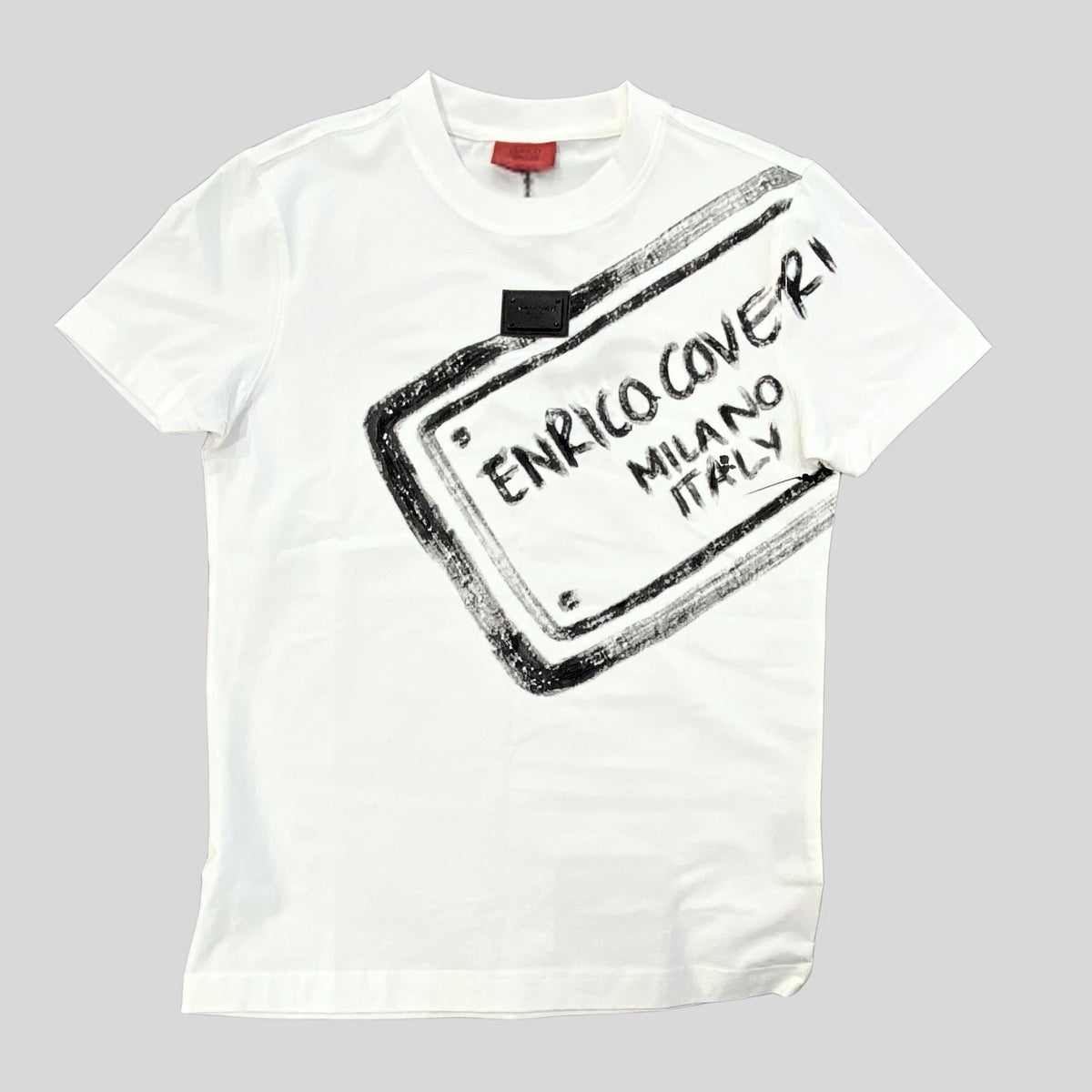 Enrico Coveri Mens 117 T-Shirt In Off White