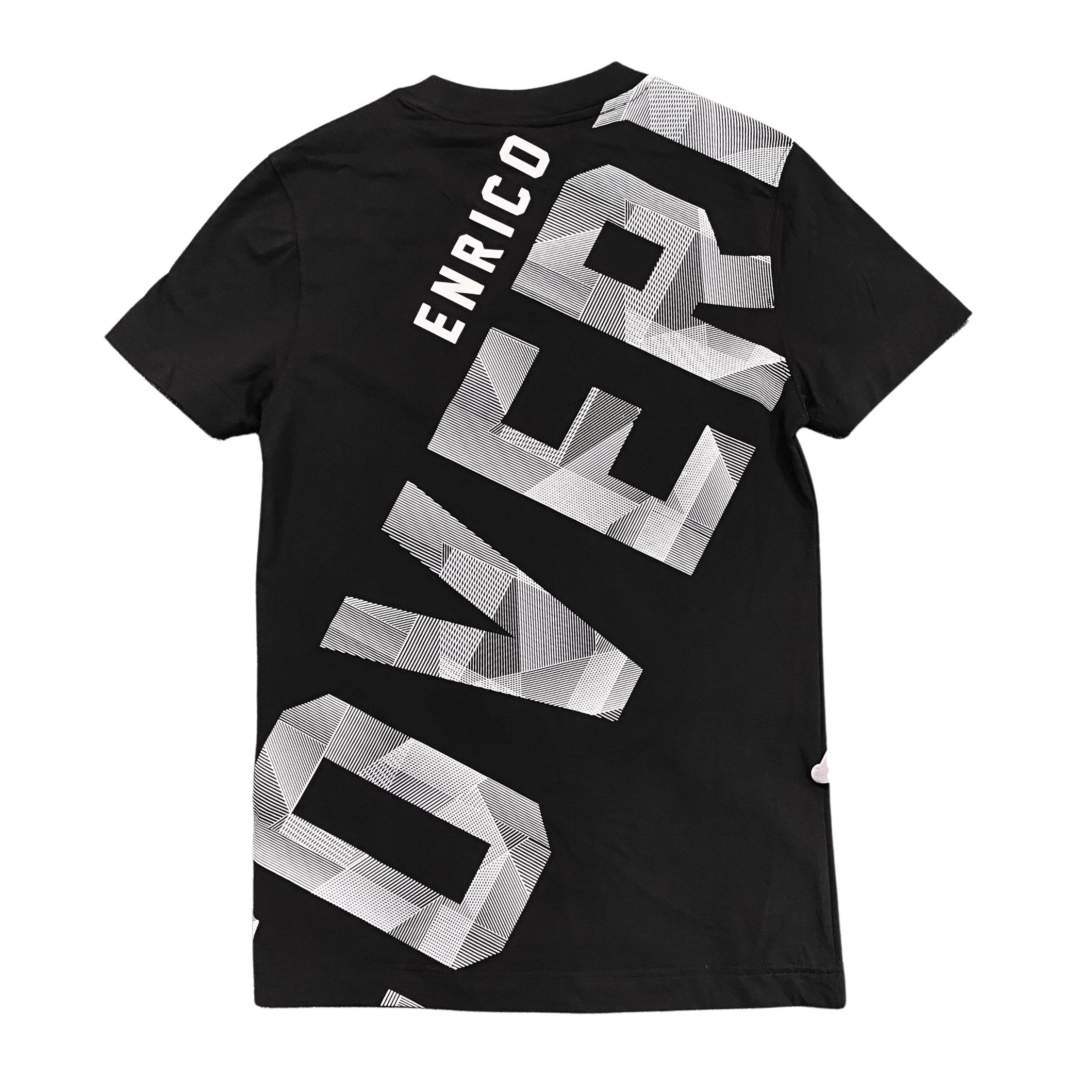 Enrico Coveri Mens 381 T-Shirt In Black