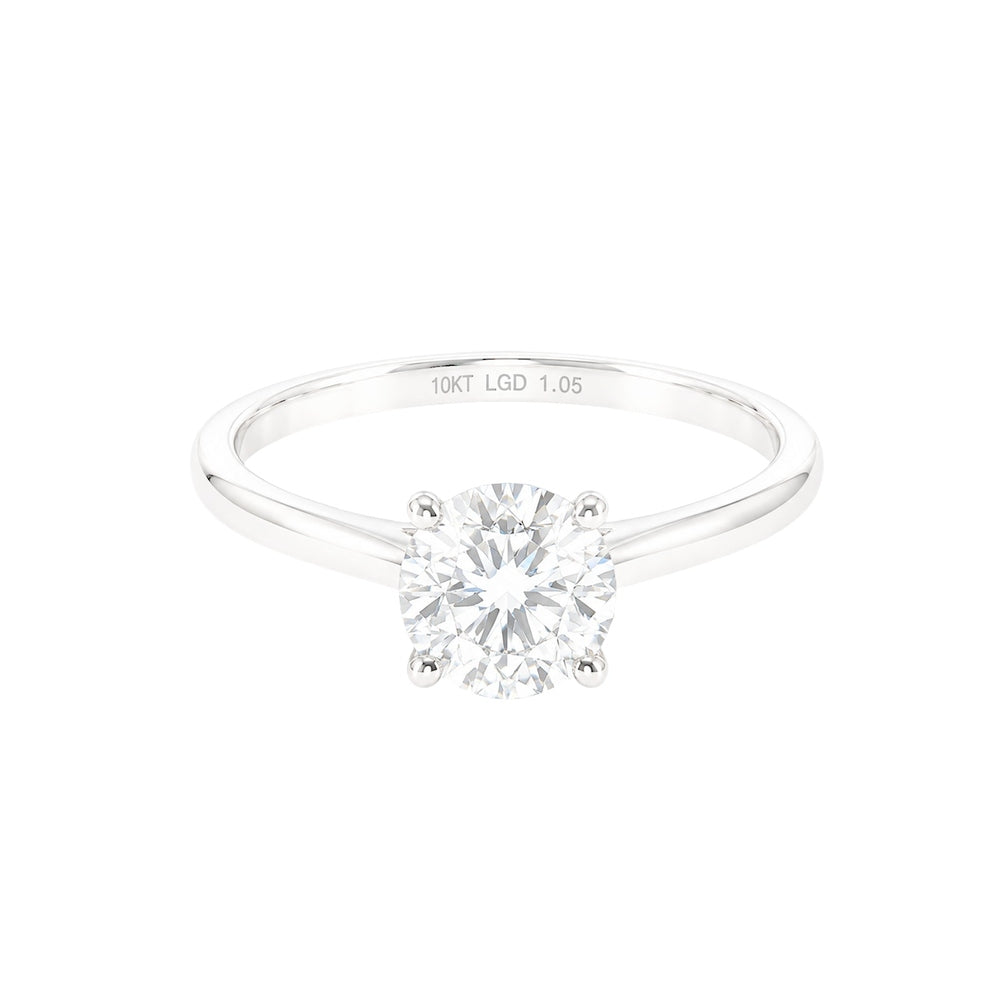 1.00ct Round Solitaire Engagement Ring
