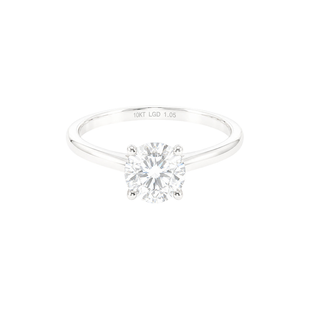1.00ct Round Solitaire Engagement Ring