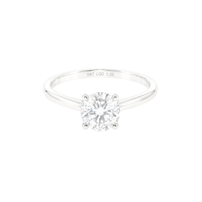 1.00ct Round Solitaire Engagement Ring