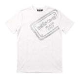 Enrico Coveri Mens Bling Milano T-Shirt In White
