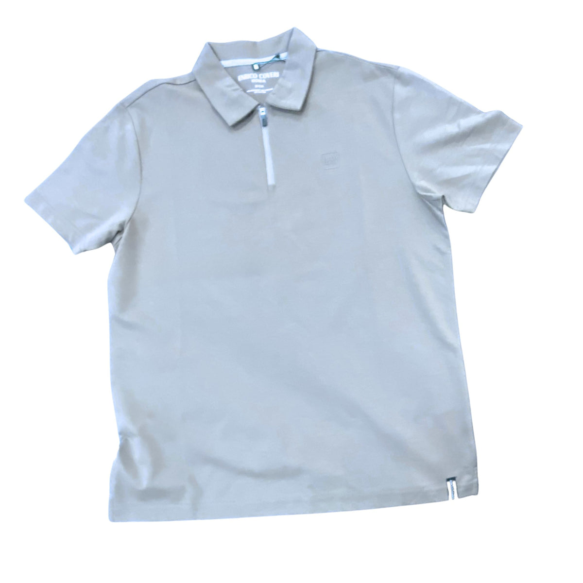 Enrico Coveri Mens Plain Roma Golfer In Blue