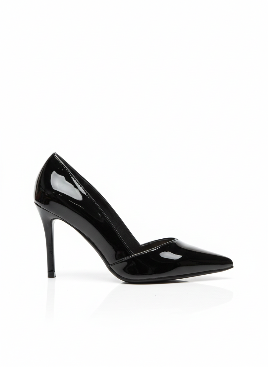 La Her Womens QXG-30 Heels In Black