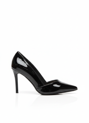 La Her Womens QXG-30 Heels In Black