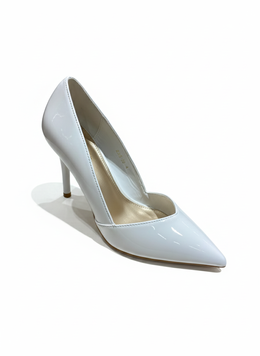 La Her Womens QXG-30 Heels In White