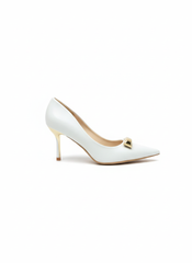 La Her Womens GSP-3 Heels In White