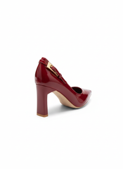 La Her Womens GSP-1 Heels In Maroon