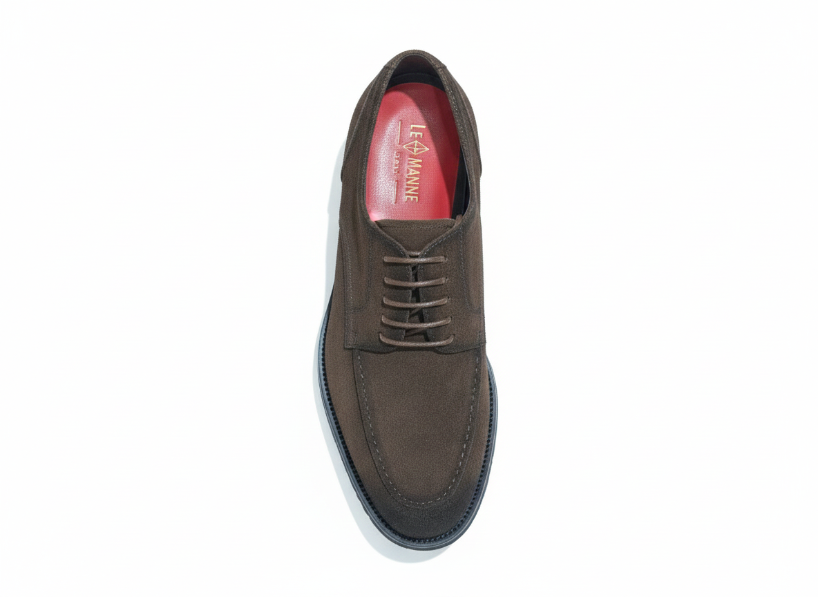 Le Manna Mens BHL-24 Shoes In Coffeee