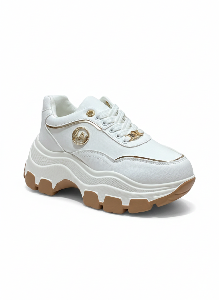 La Her Womens FD-26 Sneakers In White