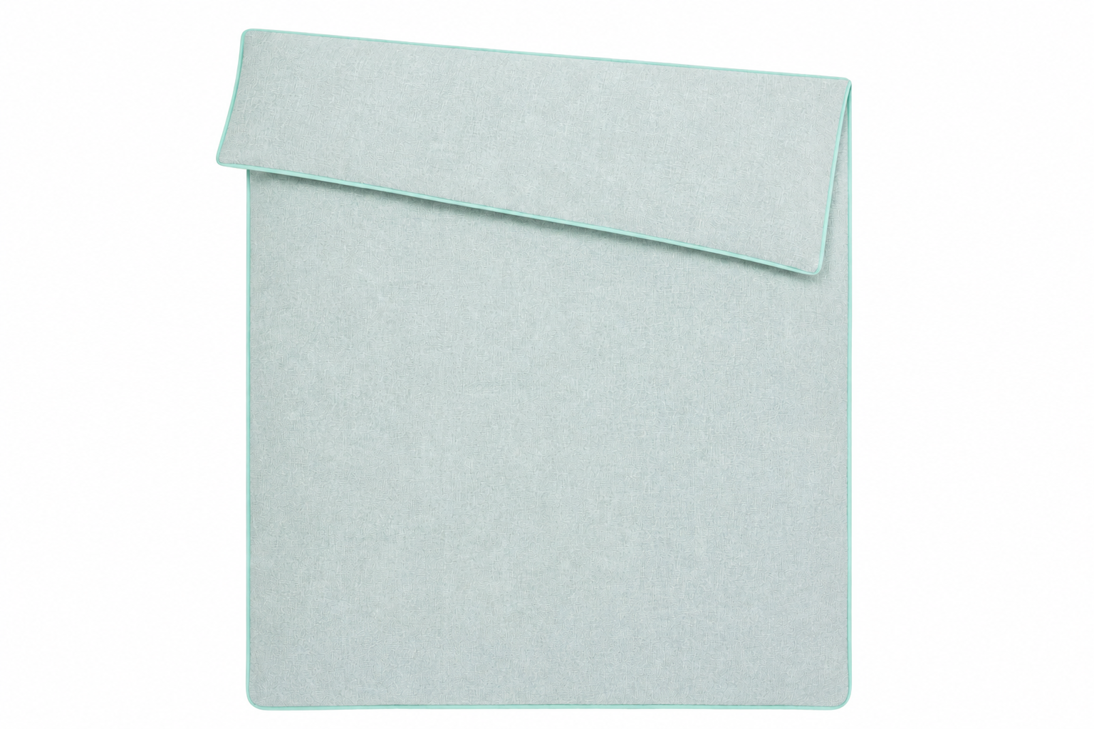 Cotton Co Cashmere Duvet Cover In Duck Egg