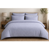 Cotton Co Cashmere Duvet Cover In Navy