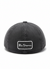 Ben  Sherman Mens Denim Dixie Cap In Charcoal