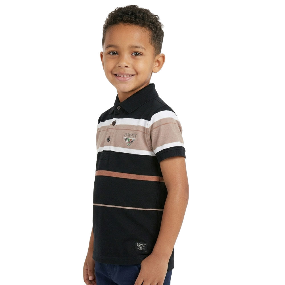 Soviet Boys Y/Dye Golfer In Black