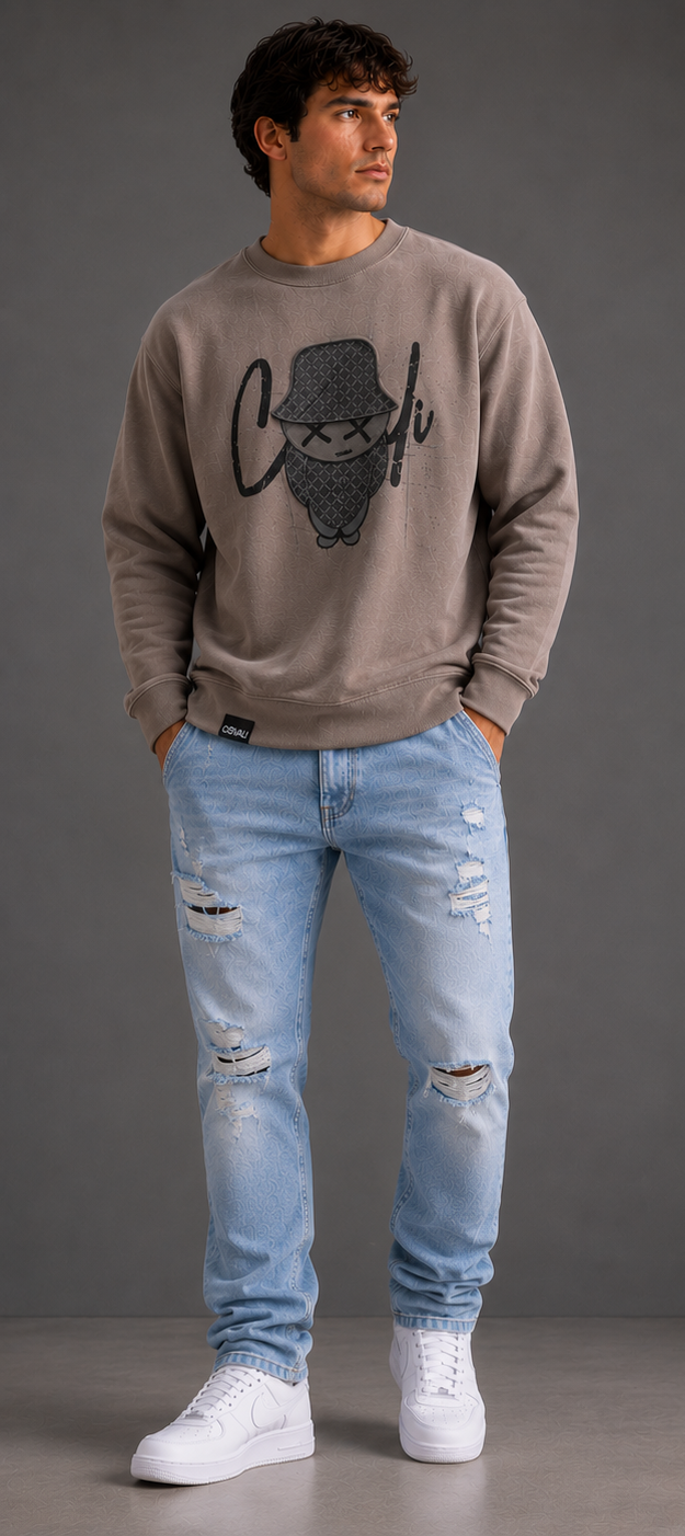 Covali Don-S Sweater In Clay