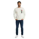 Pure Premium Mens Tavian Sweatshirt In White