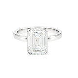3.50ct Emerald Solitaire Engagement Ring
