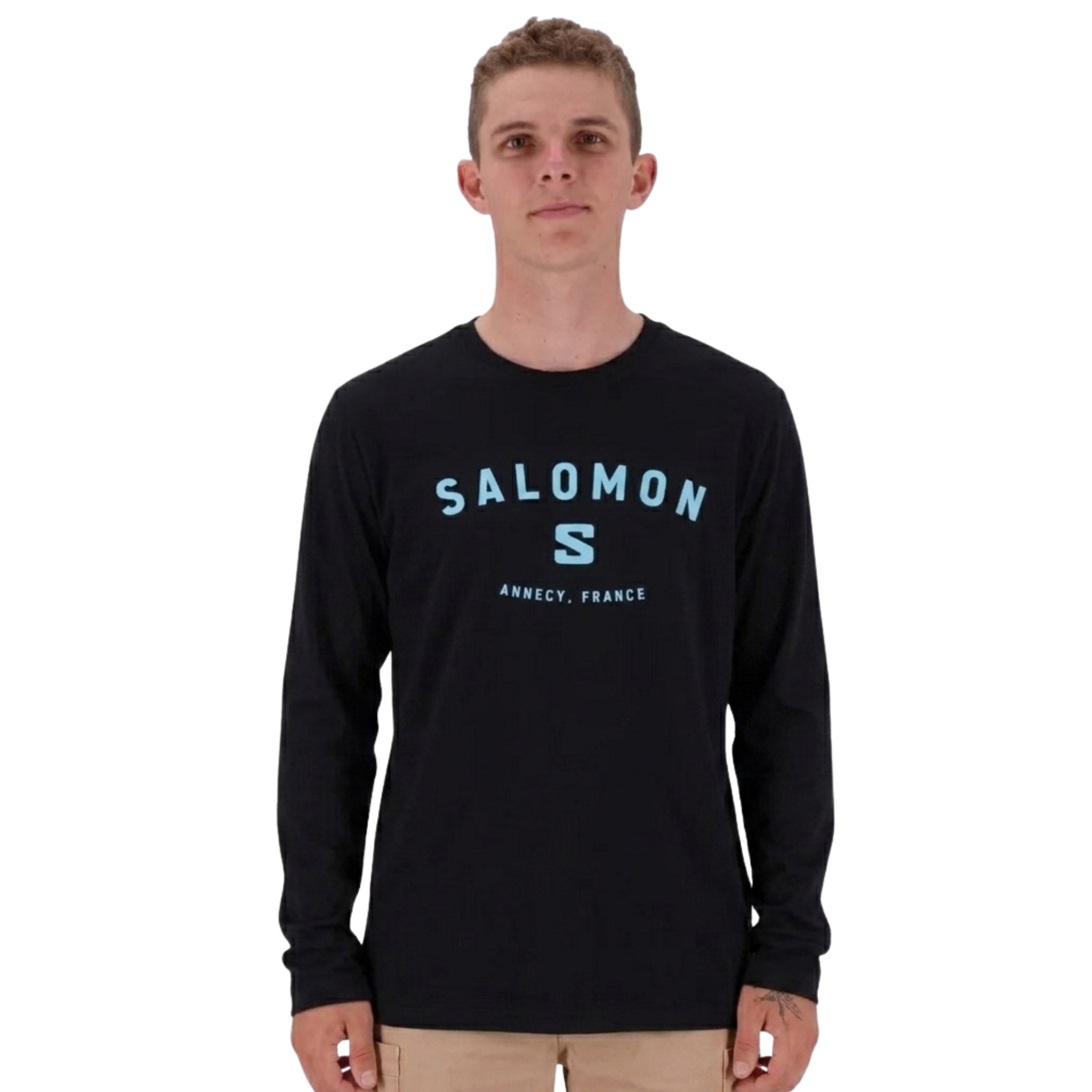 Salomon Mens  Venice Long Sleeve T-Shirt In Black