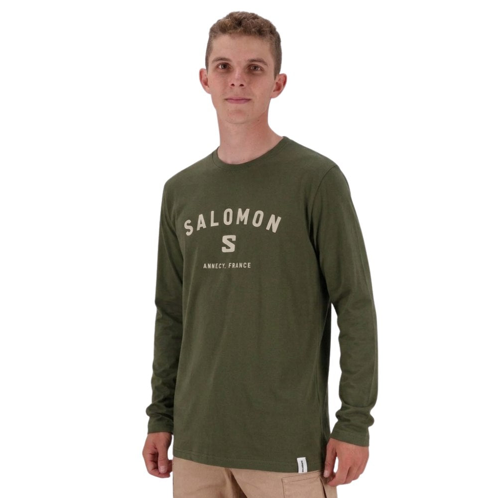Salomon Mens  Venice Long Sleeve T-Shirt In Green
