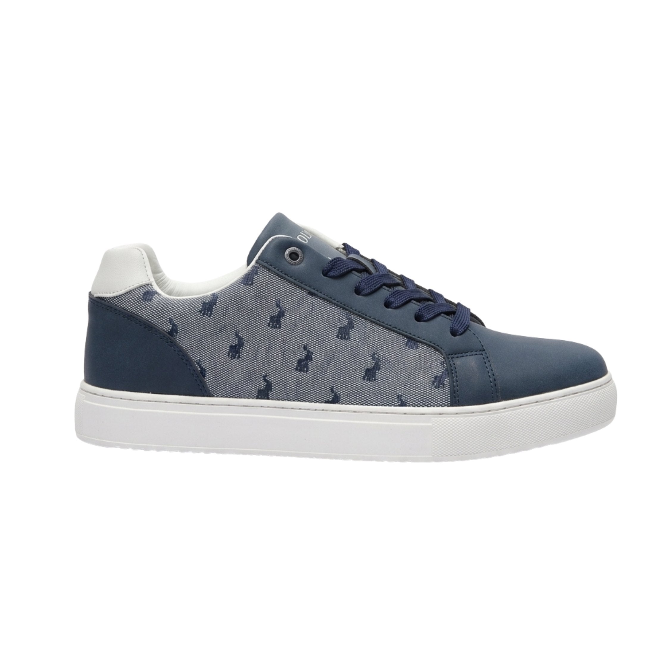 Polo Mens Jacquard Sneakers In Navy