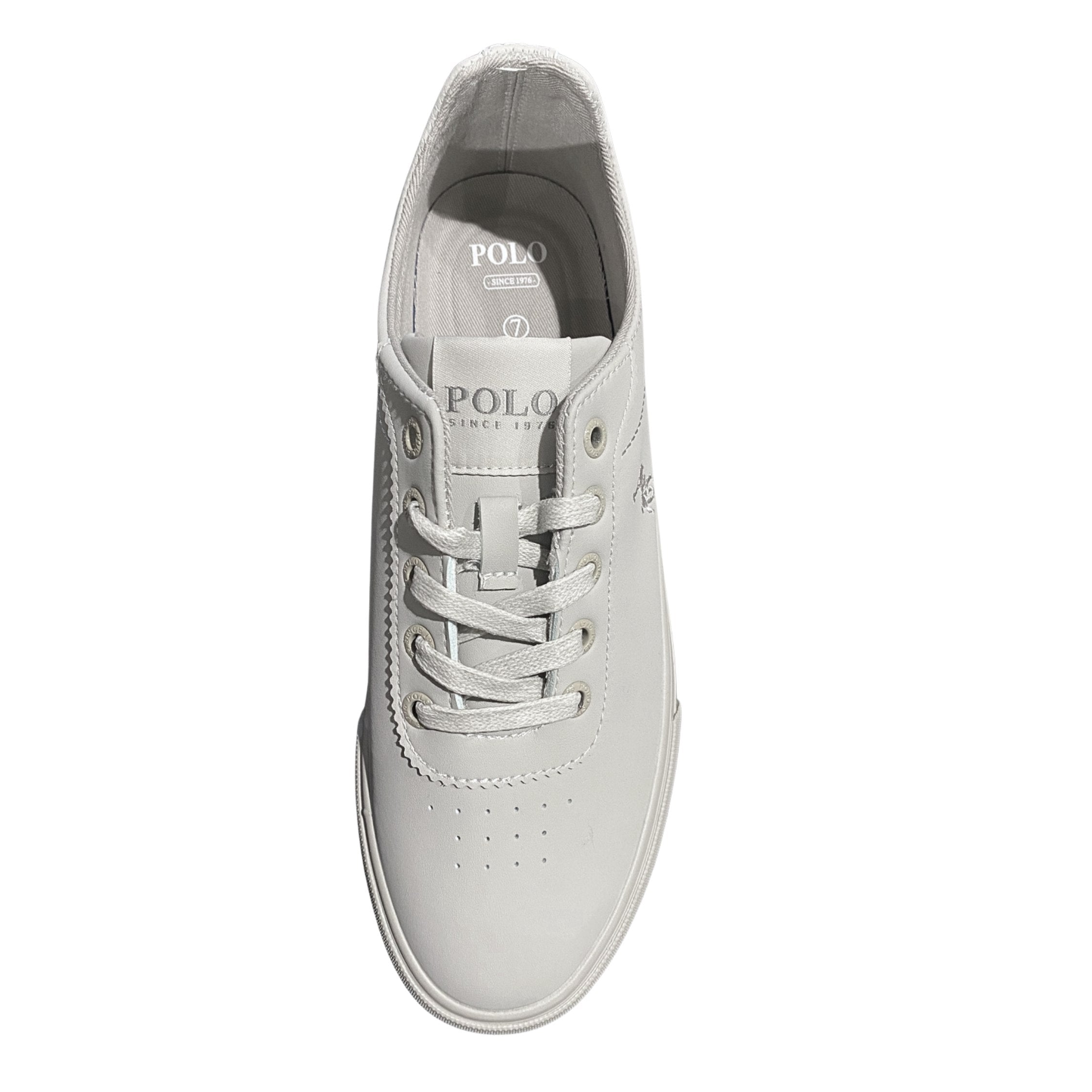 Polo Mens Basic Pu Sneakers In Grey