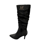 Sissy boy Ladies Cassandra Heel Boots In Black