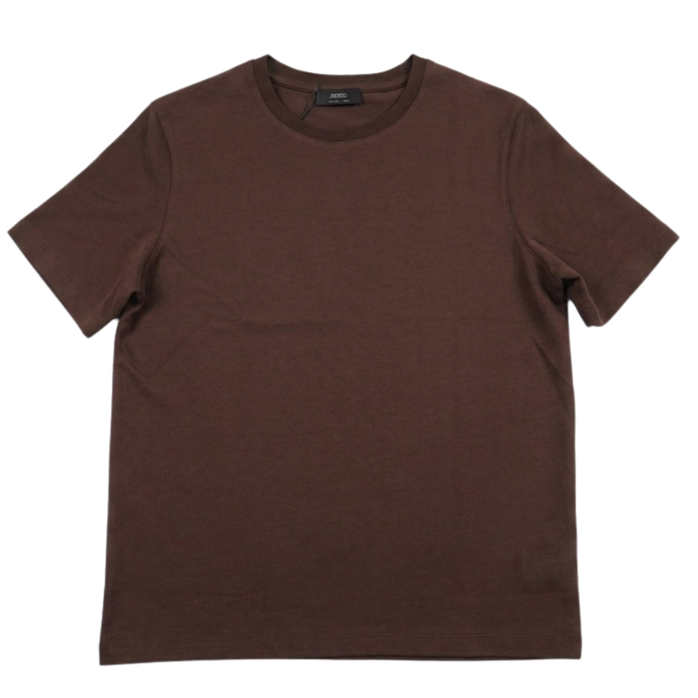 Antioch Mens Plain T-Shirt In Dark  Brown