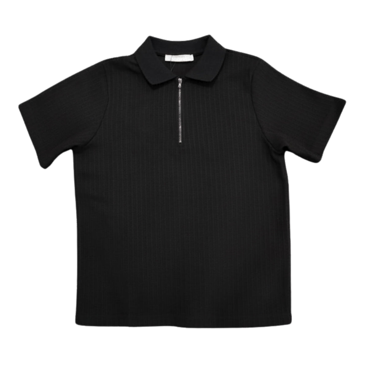 Antioch Mens Clement Knit Golfer In Black