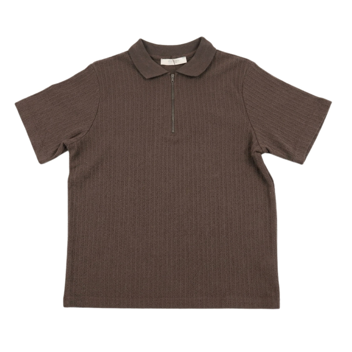 Antioch Mens Clement  Knit Golfer In Brown