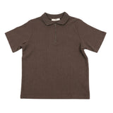 Antioch Mens Clement  Knit Golfer In Brown