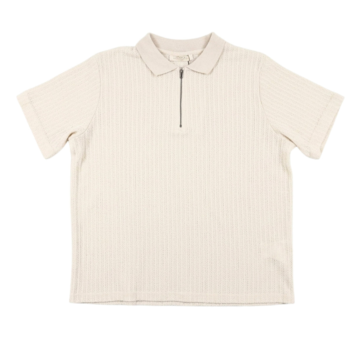 Antioch Mens Clement  Knit Golfer In Ecru