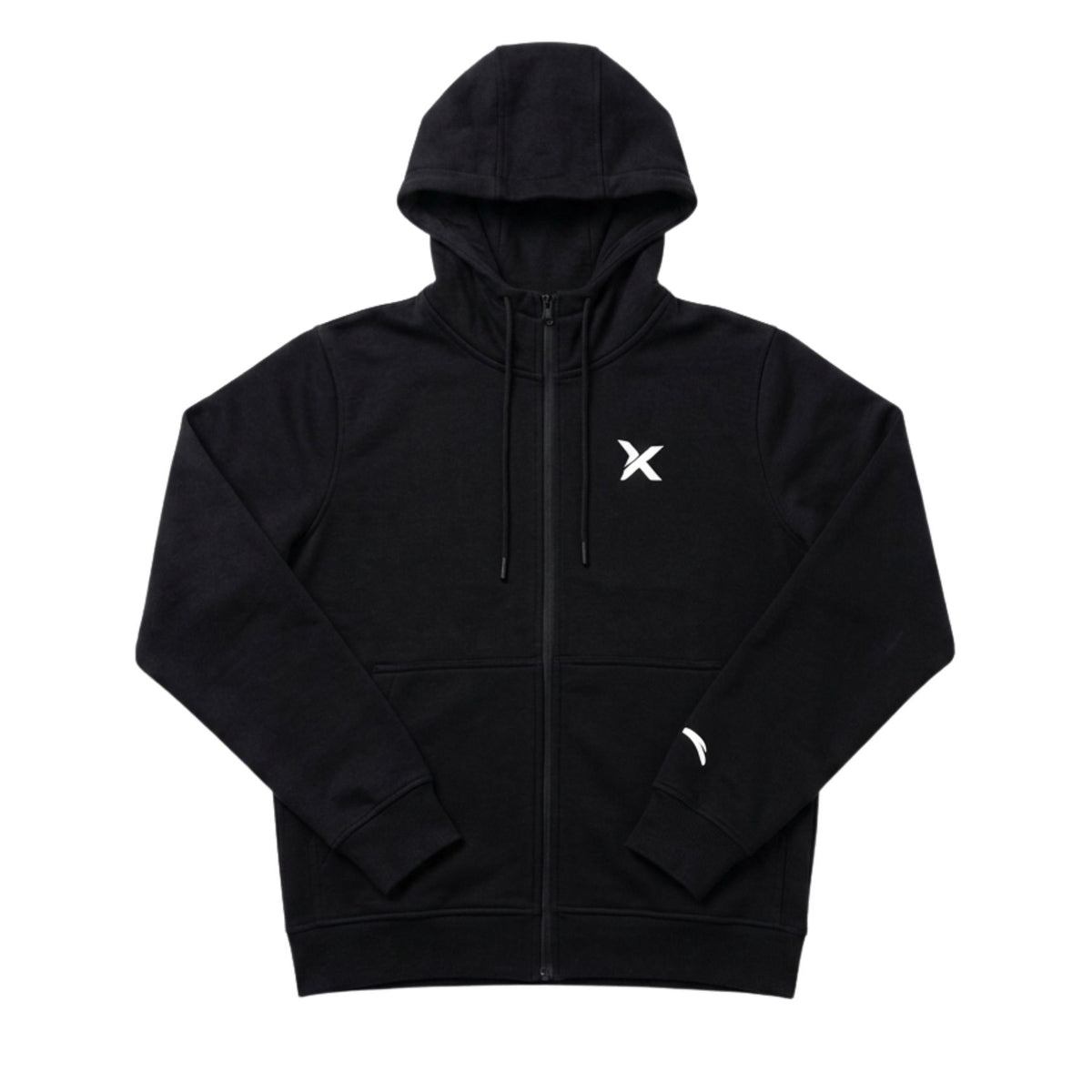 Anta Mens Knit Track Top In Black