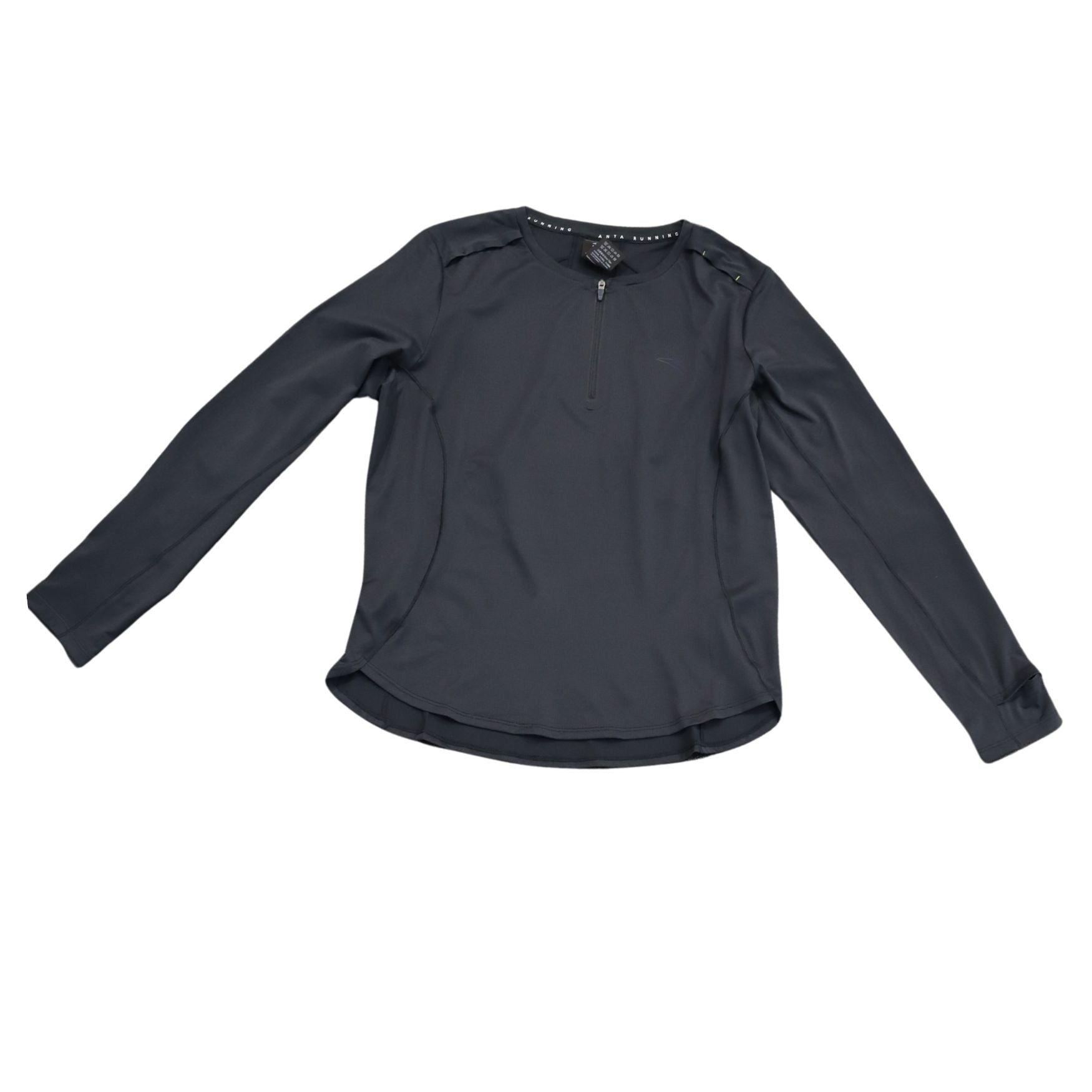 Anta Unisex  Racing Challenge Long Sleeve T-Shirt In Dark Grey