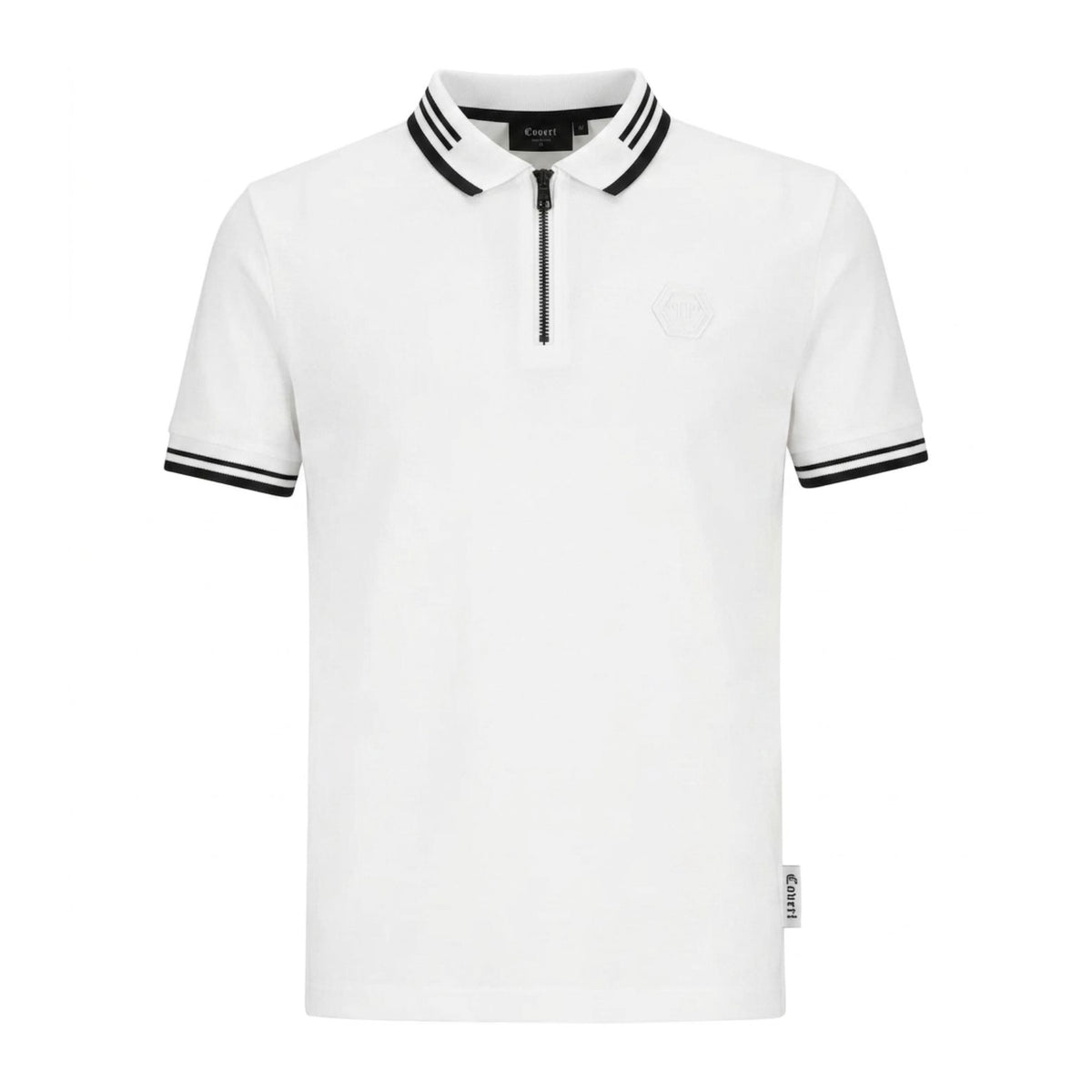 Enrico Coveri Mens Bling Golfer In White