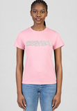 Sissy Boy Womens Star Girl Regular T-Shirt In Pink