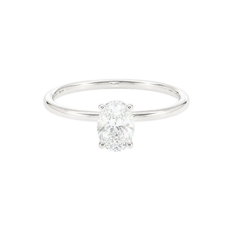 0.50ct Oval Solitaire Engagement Ring