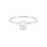 0.50ct Oval Solitaire Engagement Ring