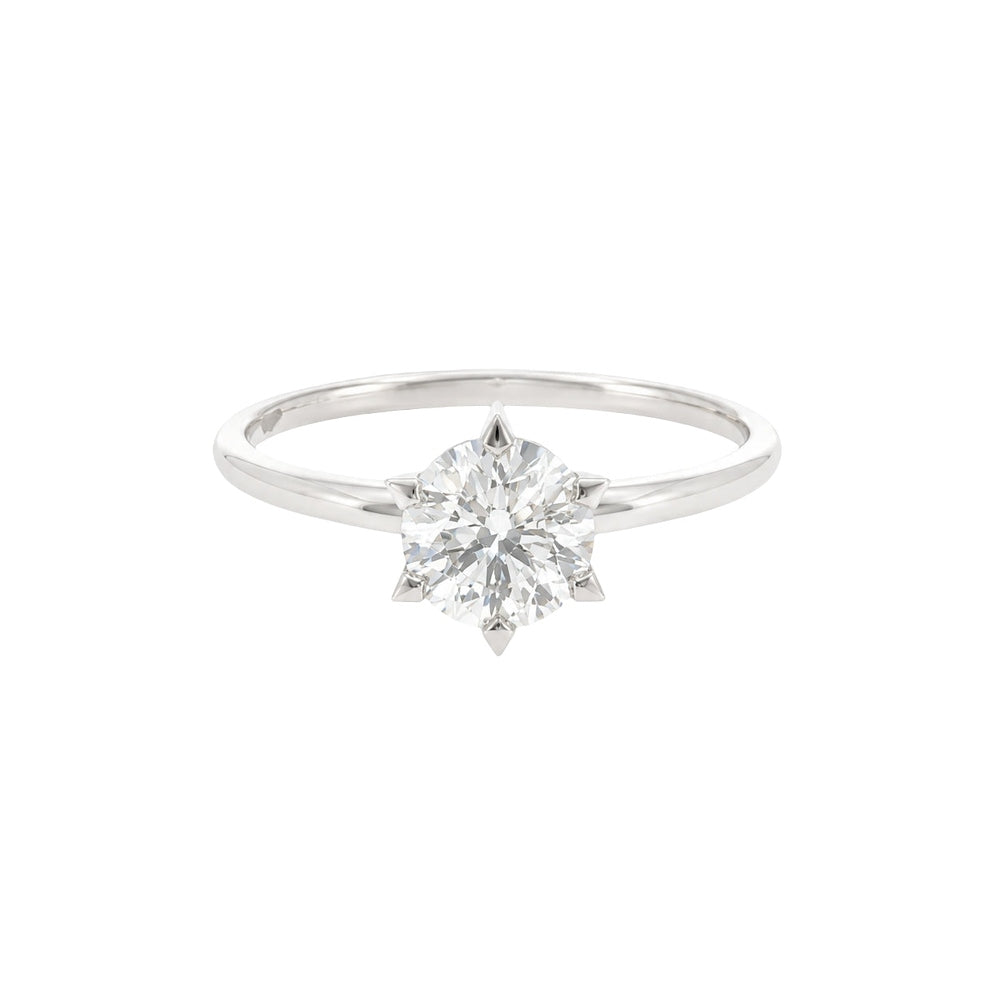 1.00ct Round Soliatire Engagement Ring