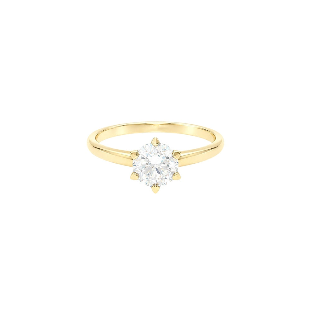 1.00ct Round Soliatire Engagement Ring