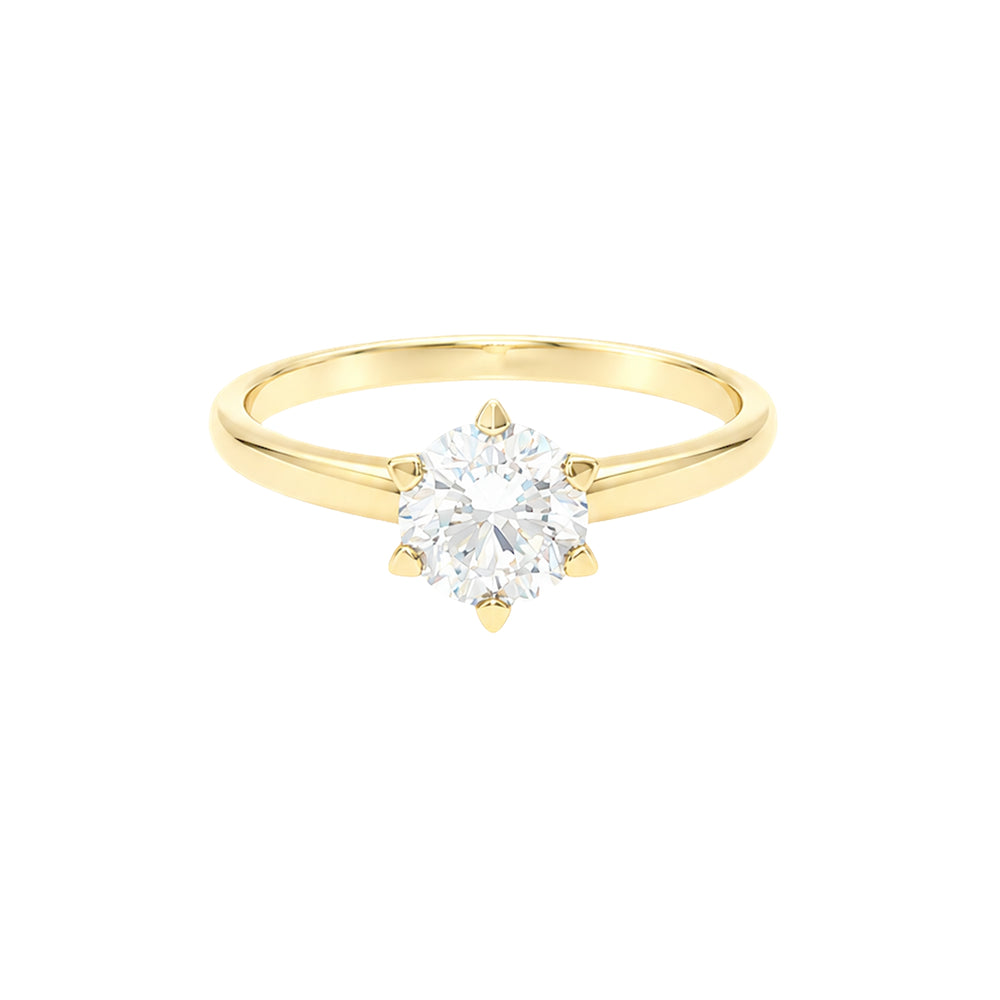 1.00ct Round Solitaire Engagement Ring