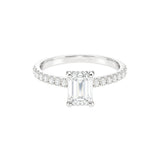 1.00ct Emerald Engagement Ring