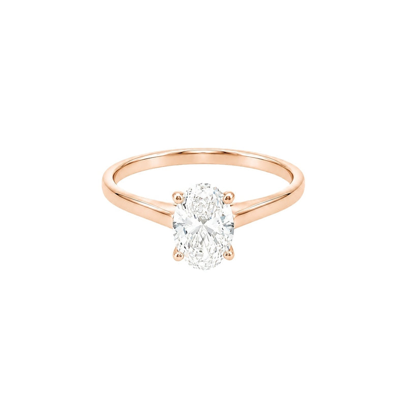 0.99ct Oval Solitaire Engagement Ring