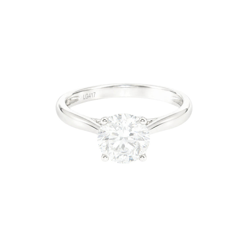 1.00ct Round Solitaire Engagement Ring