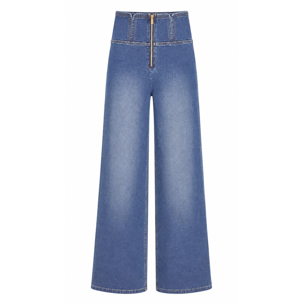 Freddy Ladies High Waist J0Z Jeans In Blue