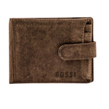 Bossi Rfid Leather Oil Hunter Bill Wallet In Brown