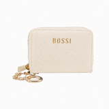 Bossi PU Credit Card Purse In Cream
