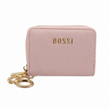 Bossi PU Credit Card Purse In Pink