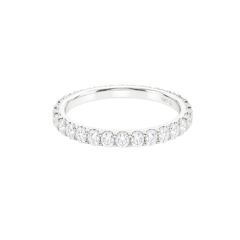 Round Full Eternity Wedding Band