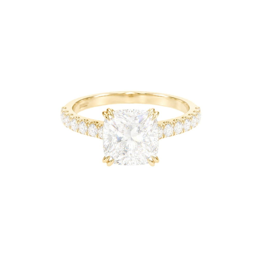 2.90ct Cushion Engagement Ring
